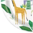 talerzyki papierowe animal safari kolorowe unique 23 cm 8 szt