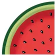 talerzyki papierowe arbuz paw 18 cm 10 szt