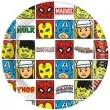 talerzyki papierowe avengers team power procos 20 cm 8 szt