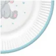 talerzyki papierowe baby shower boy slonik mix maki 23 cm 8 szt