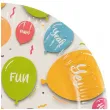 talerzyki papierowe balony arpex 18 cm 8 szt