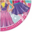 talerzyki papierowe barbie fantasy procos 23 cm 8 szt