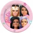 talerzyki papierowe barbie sweet life amscan 23 cm 8 szt