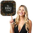 talerzyki papierowe bbq party kwadratowe paw 23 cm 10 szt