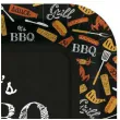 talerzyki papierowe bbq party kwadratowe paw 23 cm 10 szt