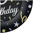 talerzyki papierowe beauty charm 30 te urodziny czarne godan 23 cm 6 szt
