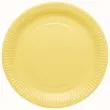 talerzyki papierowe buttercup zolty amscan 23 cm 8 szt