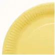 talerzyki papierowe buttercup zolty amscan 23 cm 8 szt