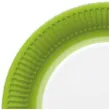 talerzyki papierowe candy zielone jasne maki 18 cm 8 szt