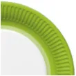 talerzyki papierowe candy zielone jasne maki 18 cm 8 szt