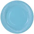 talerzyki papierowe classic blekitne 18 cm 6 szt