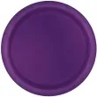 talerzyki papierowe classic fioletowy ciemny unique 23 cm 8 szt