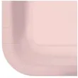 talerzyki papierowe classic kwadratowe roz pastelowy paw 23 cm 10 szt
