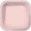 talerzyki papierowe classic kwadratowe roz pastelowy paw 23 cm 10 szt