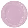 talerzyki papierowe classic rozowe 18 cm 6 szt
