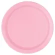 talerzyki papierowe classic rozowe jasne unique 23 cm 16 szt