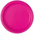 talerzyki papierowe classic rozowe neon unique 23 cm 16 szt