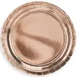 talerzyki papierowe classic rozowe zloto partypal 23 cm 6 szt