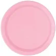 talerzyki papierowe classic rozowy jasny unique 18 cm 8 szt