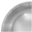 talerzyki papierowe classic srebrne maki 23 cm 8 szt