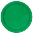 talerzyki papierowe classic zielony unique 23 cm 16 szt