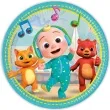 talerzyki papierowe cocomelon procos 23 cm 8 szt