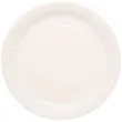 talerzyki papierowe coconut bialy amscan 23 cm 8 szt