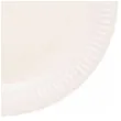 talerzyki papierowe coconut bialy amscan 23 cm 8 szt