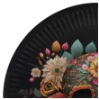 talerzyki papierowe dia de los muertos halloween congee 18 cm 6 szt