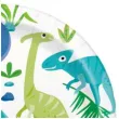 talerzyki papierowe dinozaury w roslinach mix unique 23 cm 8 szt