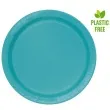 talerzyki papierowe eco classic niebieskie unique 23 cm 8 szt