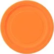 talerzyki papierowe eco classic pomaranczowy unique 23 cm 8 szt