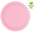 talerzyki papierowe eco classic rozowy jasny unique 23 cm 8 szt