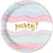 talerzyki papierowe elegant party procos 23 cm 8 szt