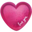 talerzyki papierowe everyday love serce amscan 20 cm 6 szt