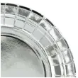 talerzyki papierowe exotic premium partydeco srebrne 18 cm 6 szt