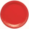 talerzyki papierowe fiesta czerwony amscan 23 cm 8 szt