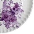talerzyki papierowe fioletowy kwiat fsopakowania 23 cm 8 szt