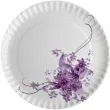talerzyki papierowe fioletowy kwiat fsopakowania 23 cm 8 szt