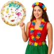 talerzyki papierowe flamingi hawajskie partypal 18 cm 6 szt