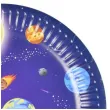 talerzyki papierowe galaxy granatowe arpex 18 cm 8 szt