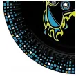 talerzyki papierowe gaming pad czarny maki 18 cm 8 szt