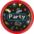 talerzyki papierowe gaming party procos 20 cm 8 szt