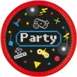 talerzyki papierowe gaming party procos 23 cm 8 szt