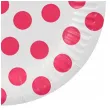 talerzyki papierowe groszki magenta godan 18 cm 6 szt