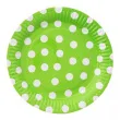 talerzyki papierowe groszki pistacjowe 23 cm 6 szt