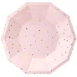 talerzyki papierowe gwiazdki rozowo jasne partydeco 18 cm 6 szt