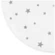 talerzyki papierowe gwiazdki srebrne biale partypal 23 cm 6 szt