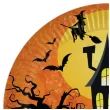 talerzyki papierowe halloween nawiedzony dom congee 18 cm 6 szt