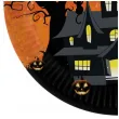 talerzyki papierowe halloween nawiedzony dom congee 18 cm 6 szt
